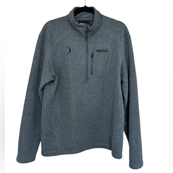 Marmot Other - Marmot Men’s Drop Line Half Zip in Dark Bluish Gray - Size L